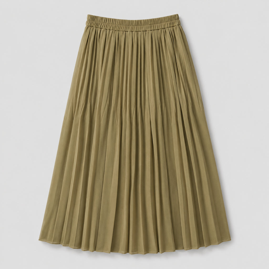PISCO Women Classic Pleated Maxi Skirt