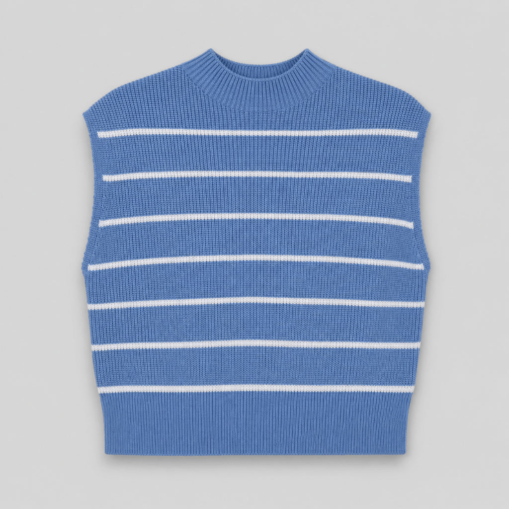 PISCO Women Striped Knit Sleeveless Top