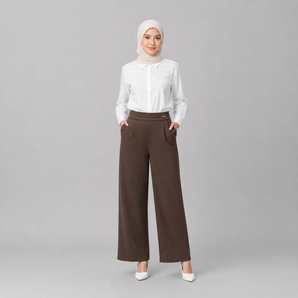 PISCO Women Tailored Wide Leg Pants