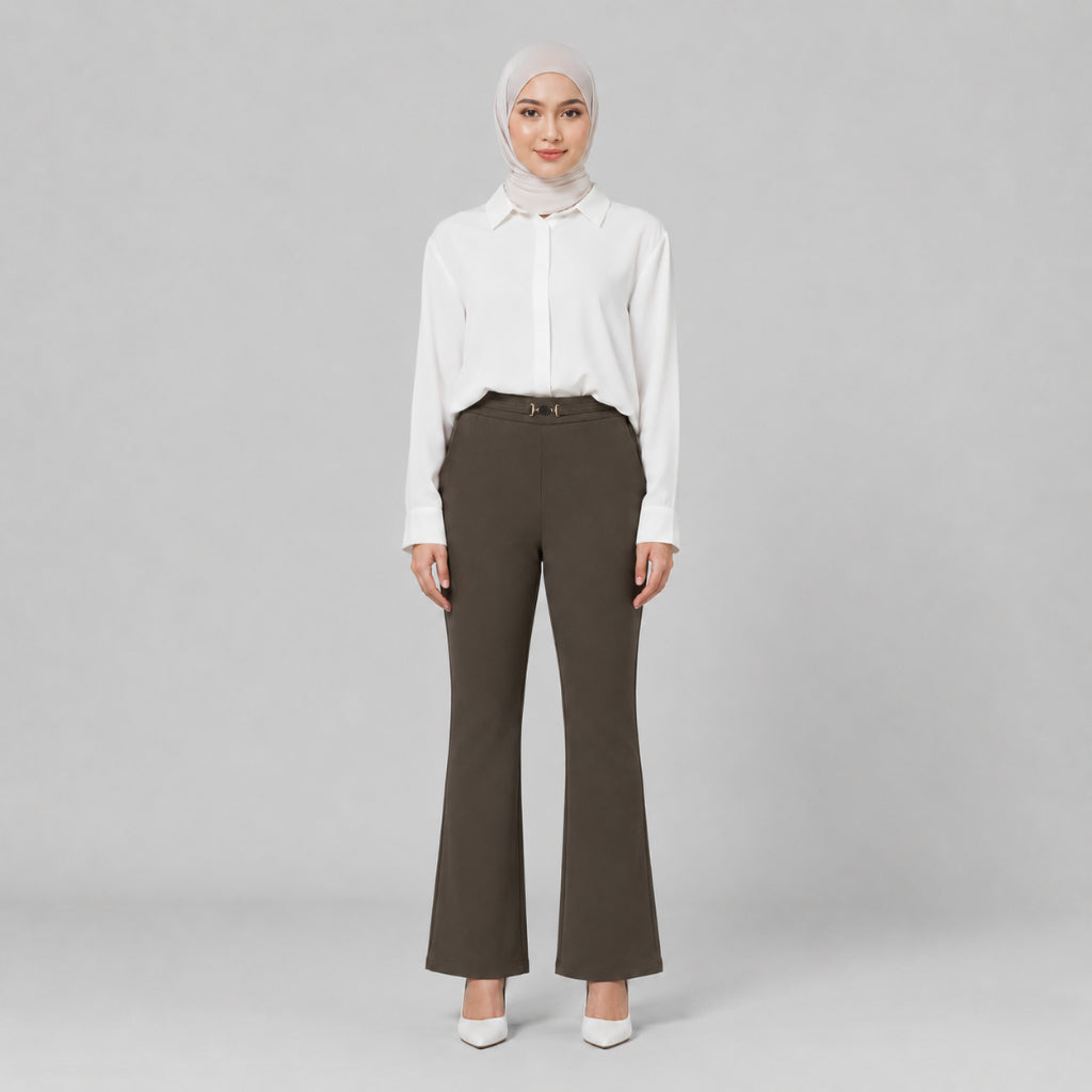PISCO Women Slim Flare Pants