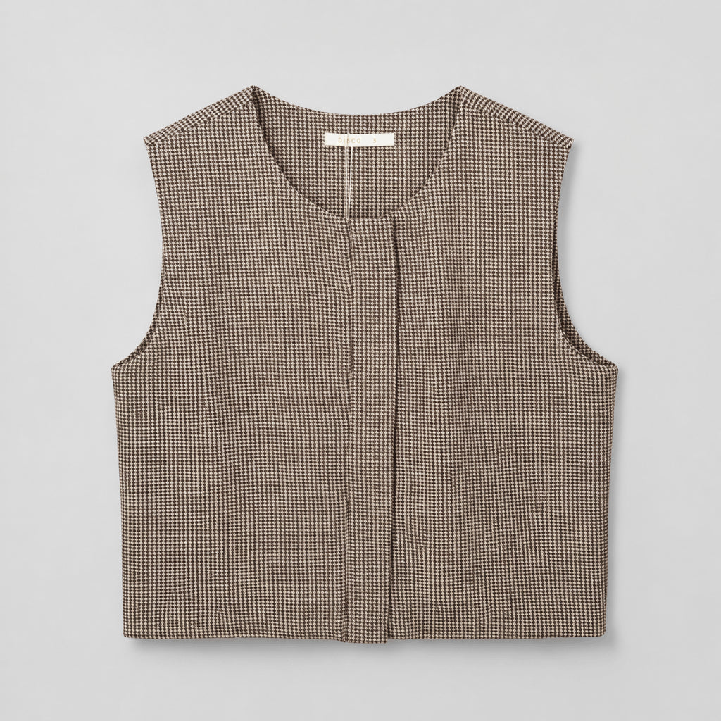 PISCO Women Hidden-Zip Sleeveless Vest