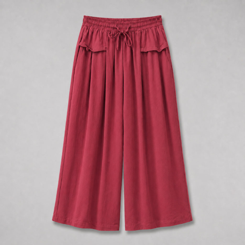 PISCO Women Ruffle Waist Palazzo Pants