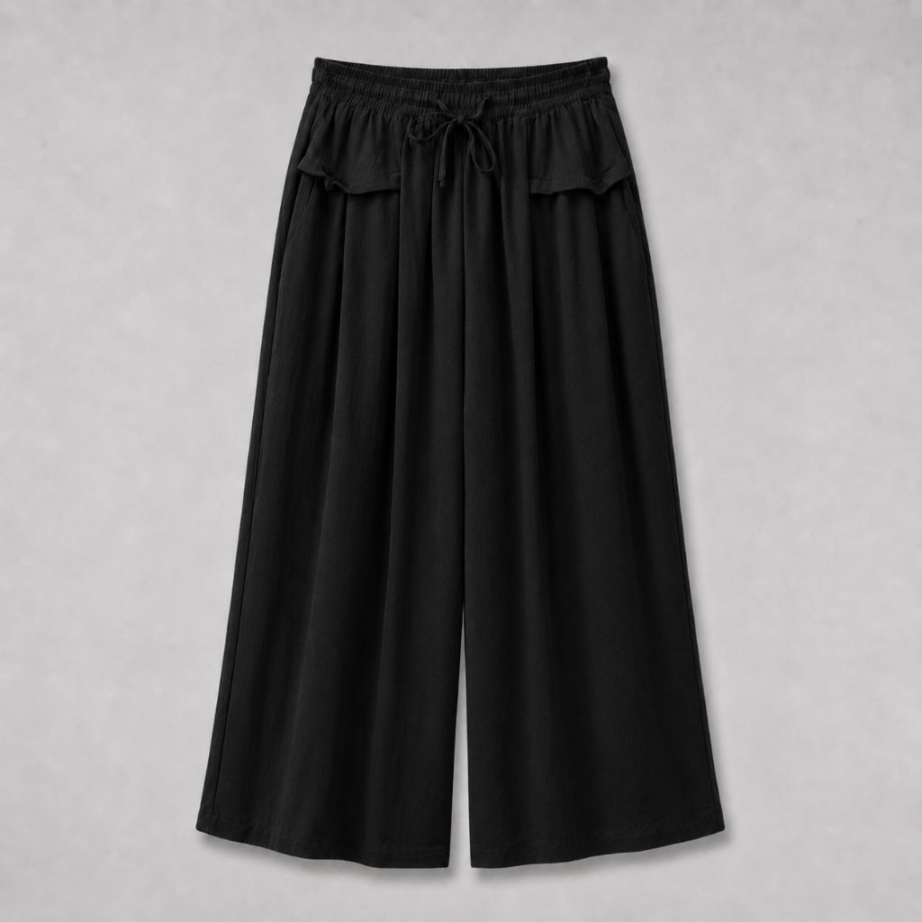 PISCO Women Ruffle Waist Palazzo Pants