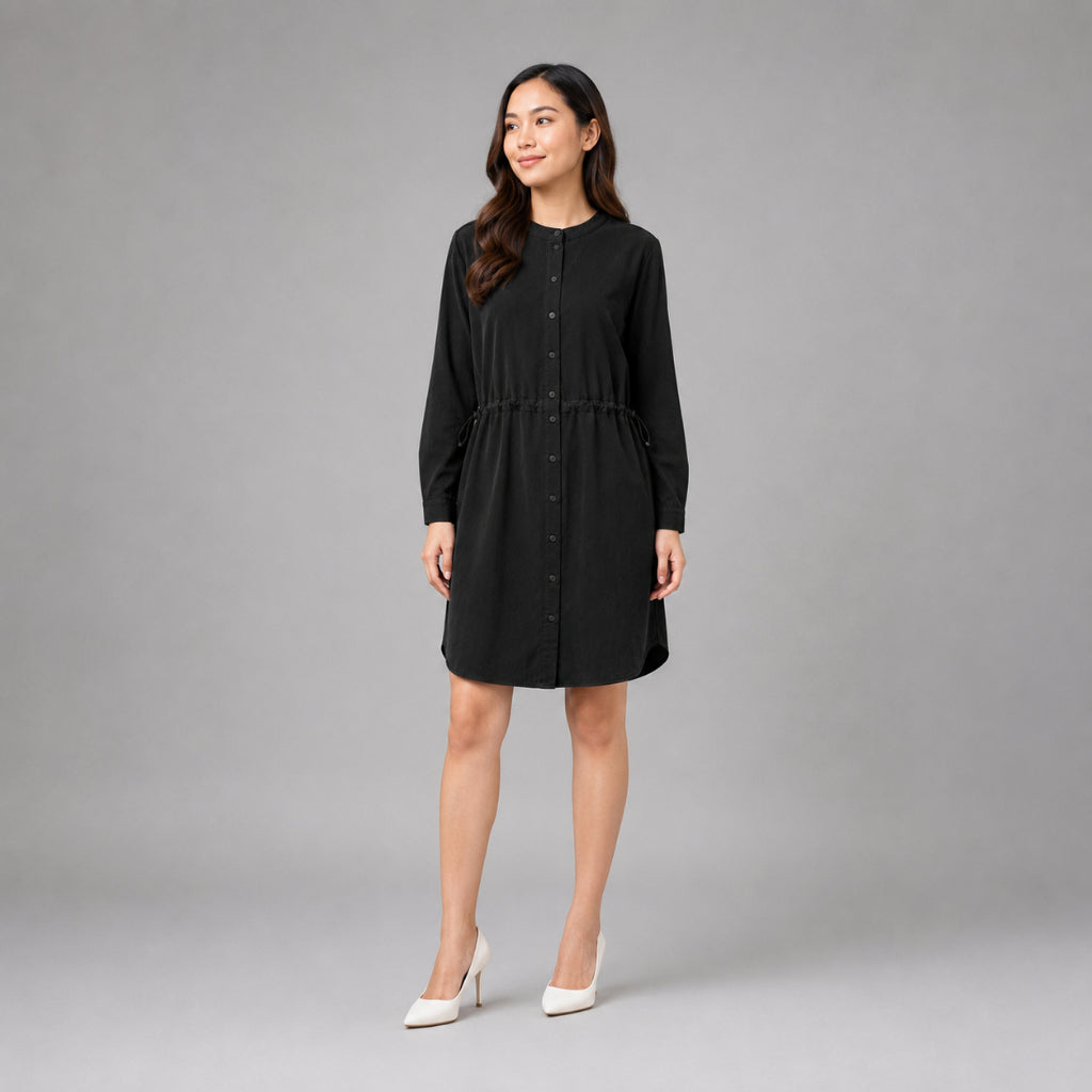 PISCO Women Drawstring Midi Dress