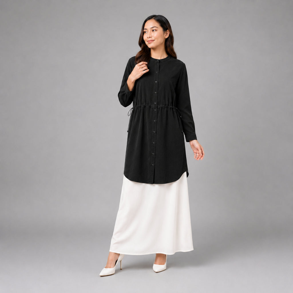 PISCO Women Drawstring Midi Dress