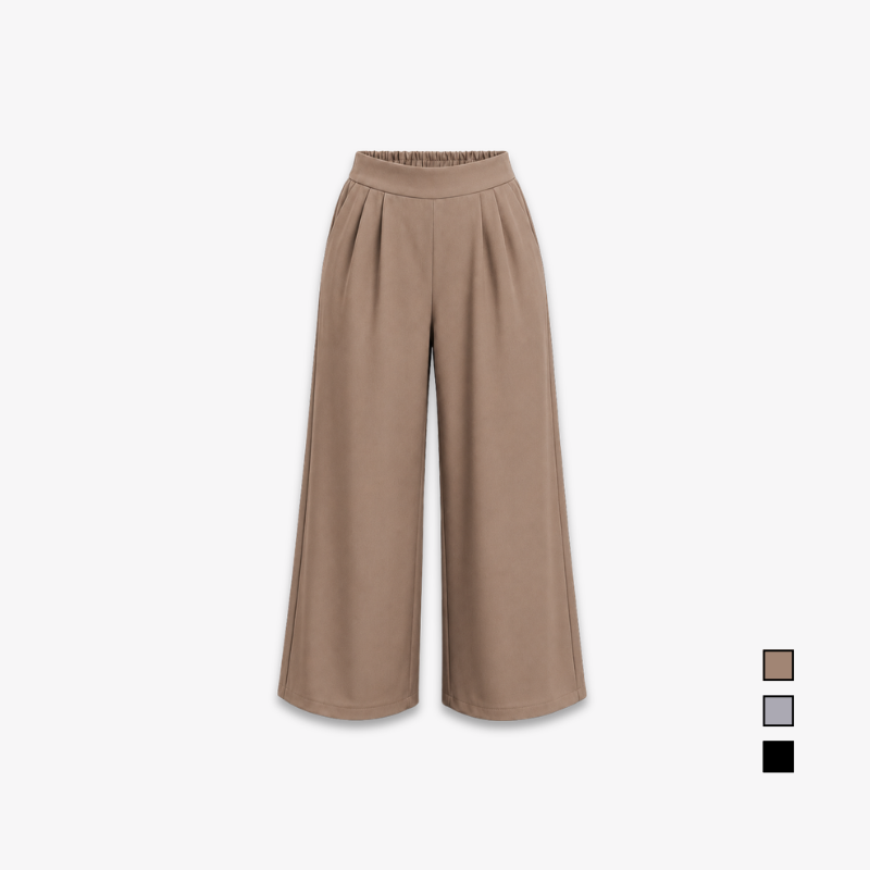 PISCO Women High-Waist Wide-Leg Pants