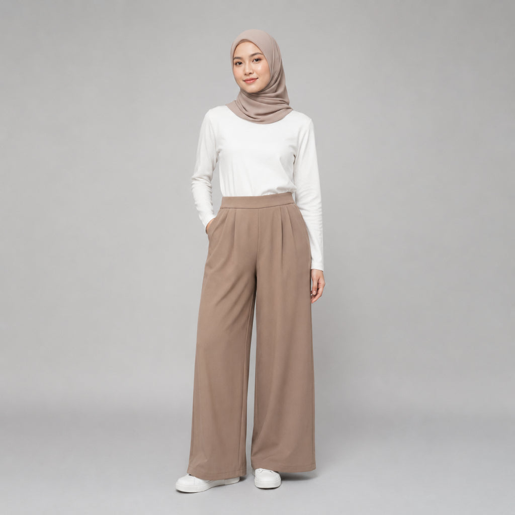 PISCO Women High-Waist Wide-Leg Pants