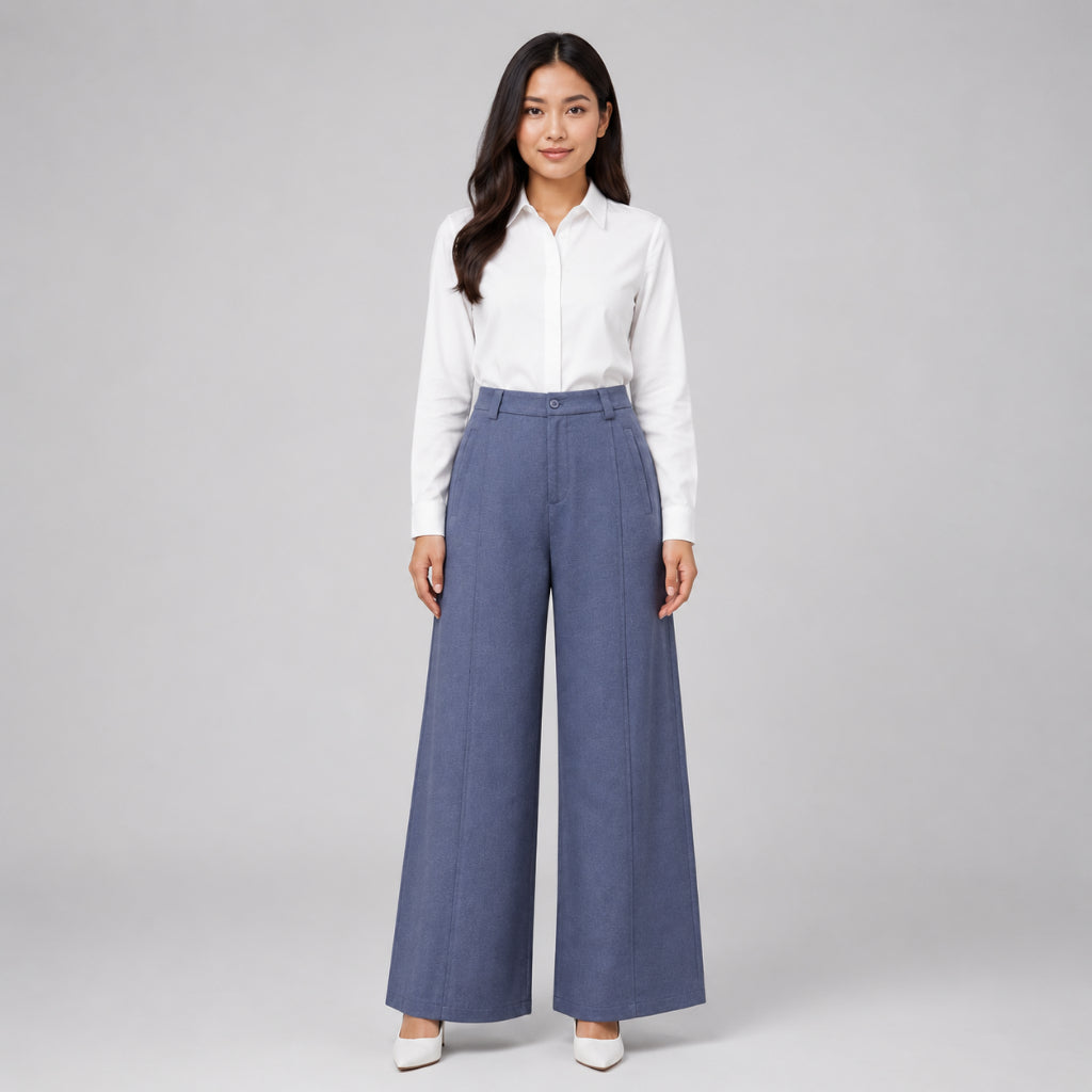 PISCO Women High-Waist Wide-Leg Pants