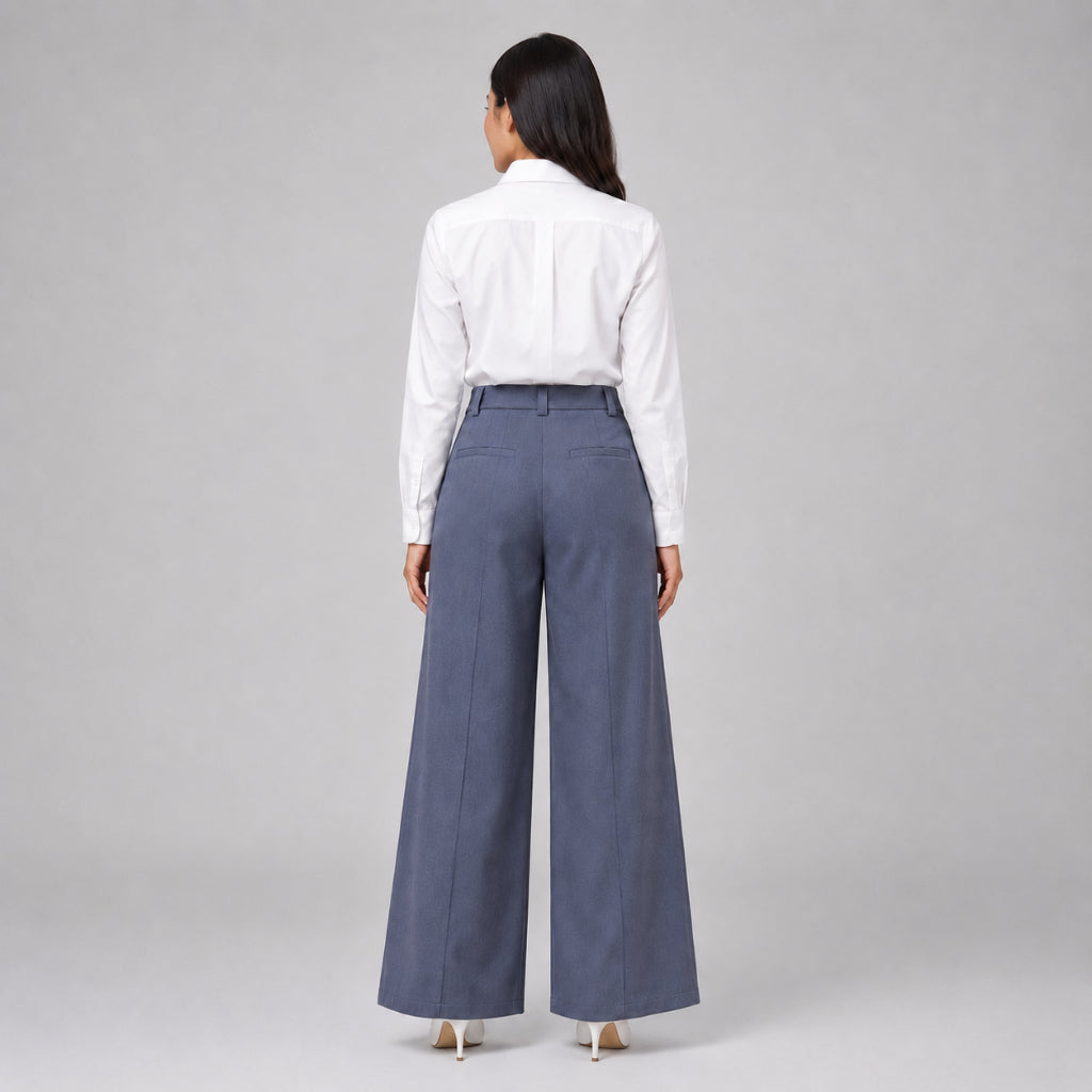 PISCO Women High-Waist Wide-Leg Pants