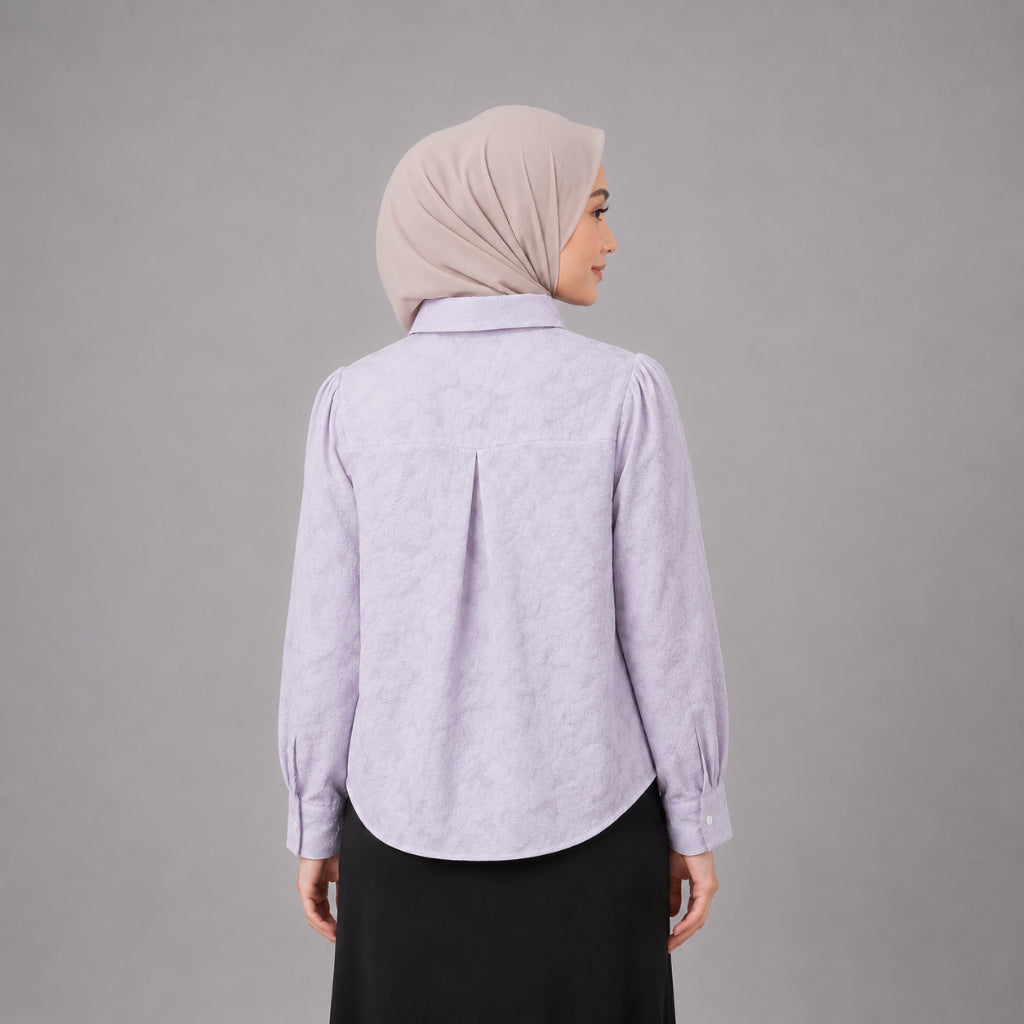 PISCO Women Floral Jacquard Blouse