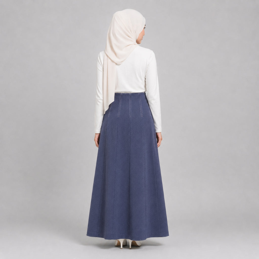 PISCO Women High-Waist A-Line Maxi Skirt