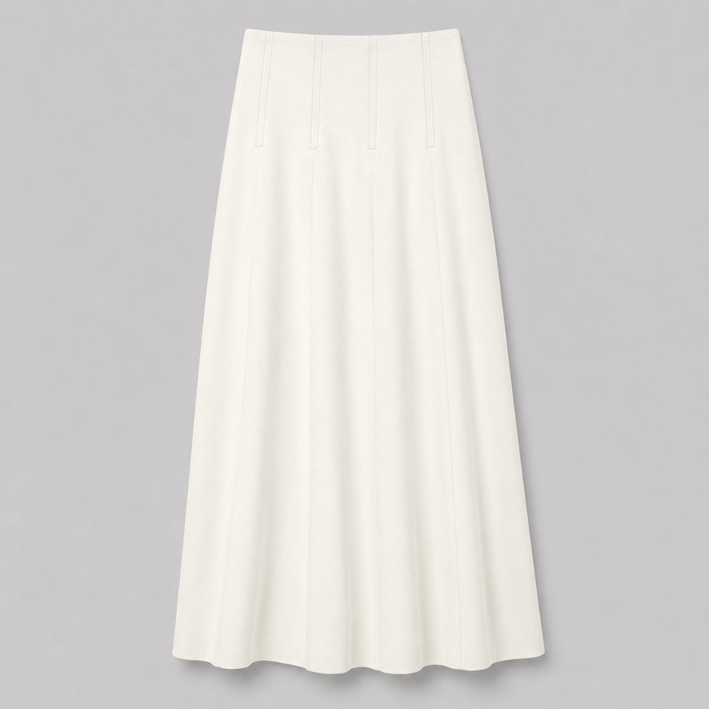 PISCO Women High-Waist A-Line Maxi Skirt