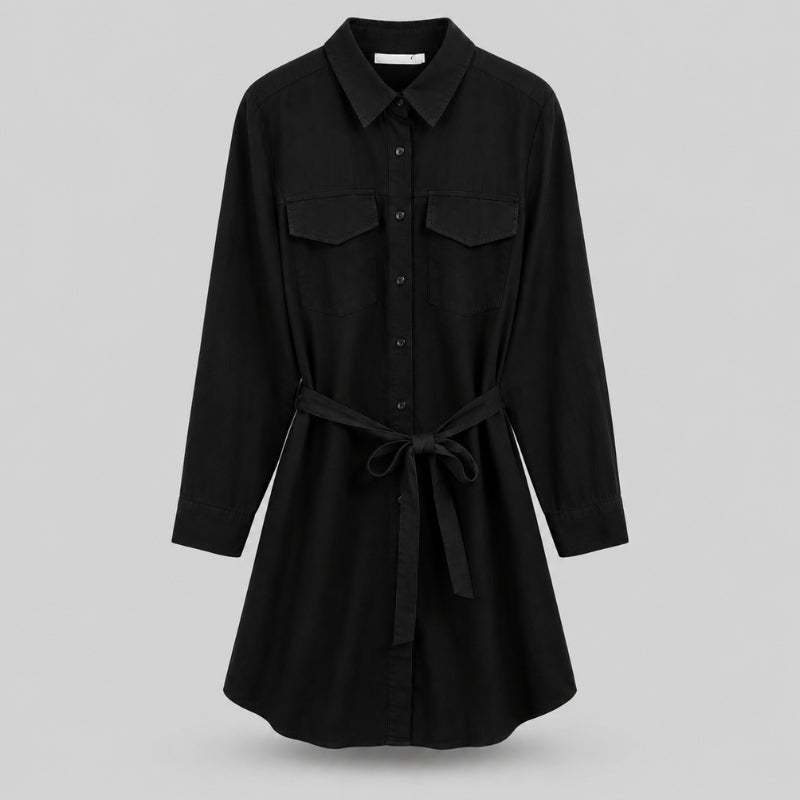 PISCO Women Long Sleeve Midi Dress