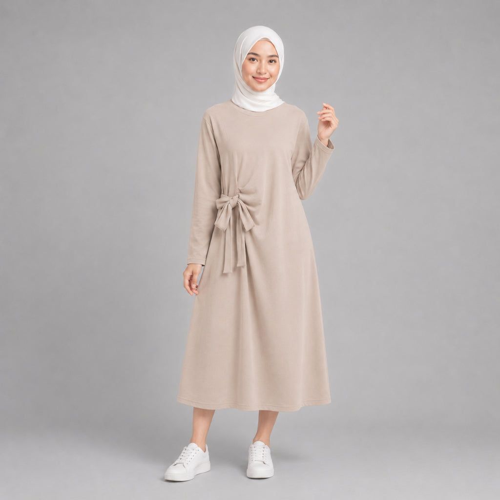 PISCO Women Long Sleeve Midi Dress