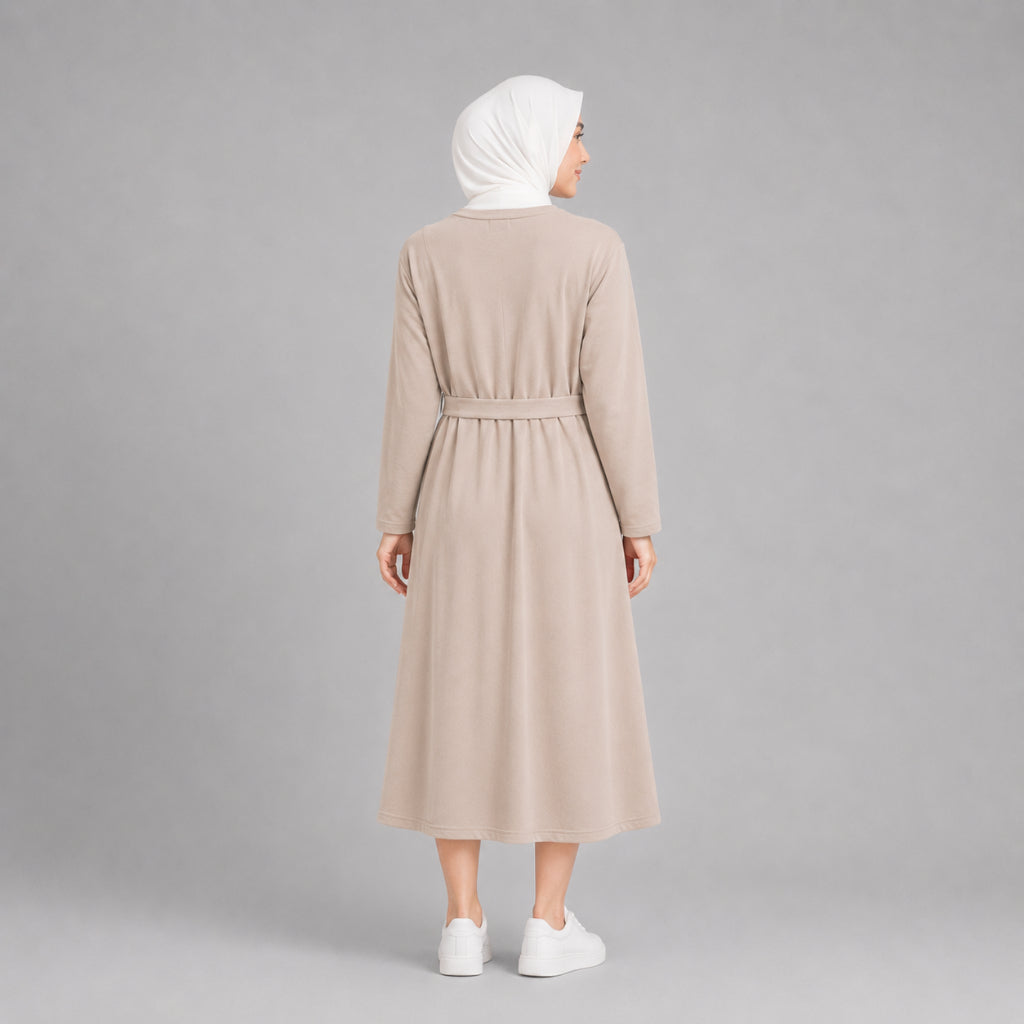 PISCO Women Long Sleeve Midi Dress