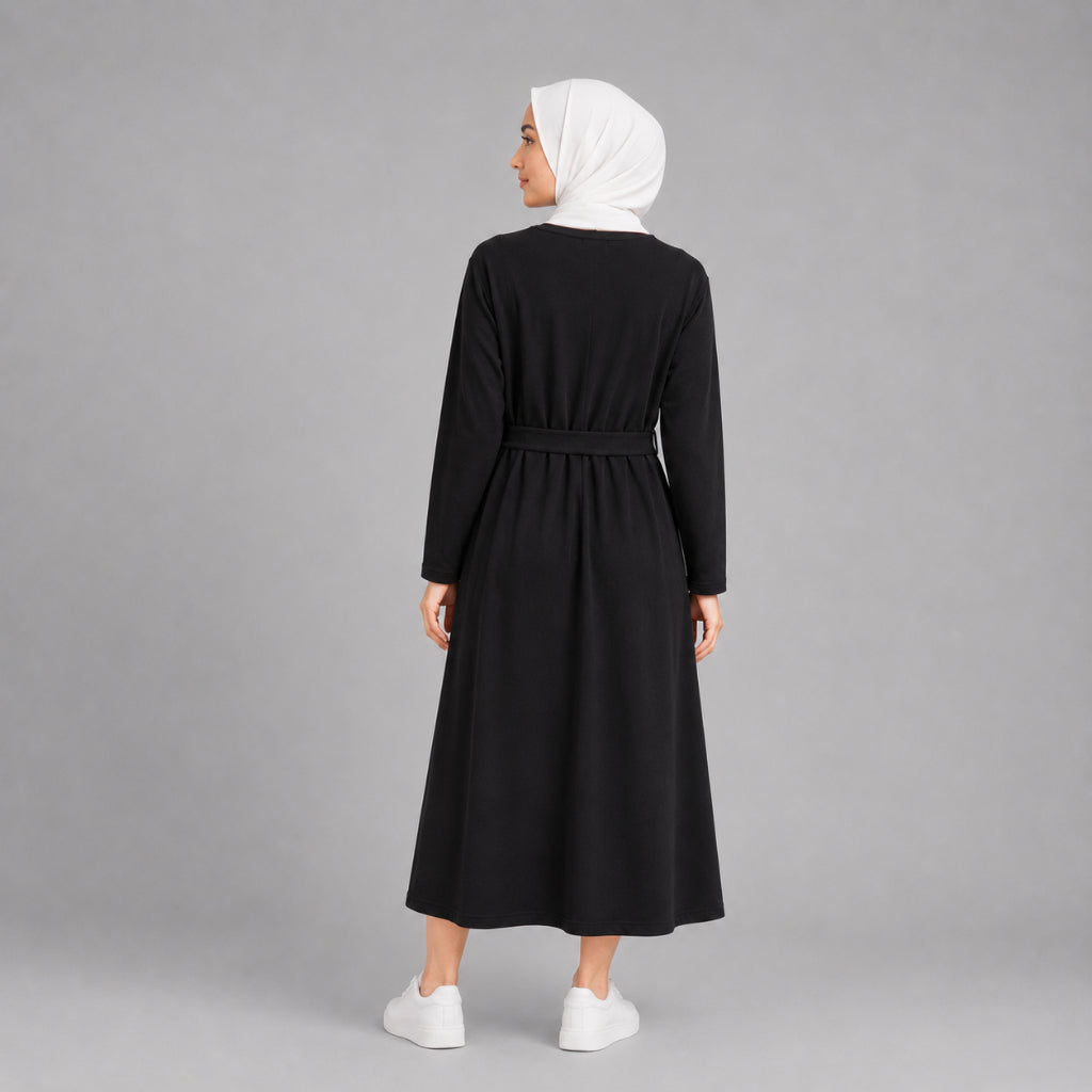 PISCO Women Long Sleeve Midi Dress