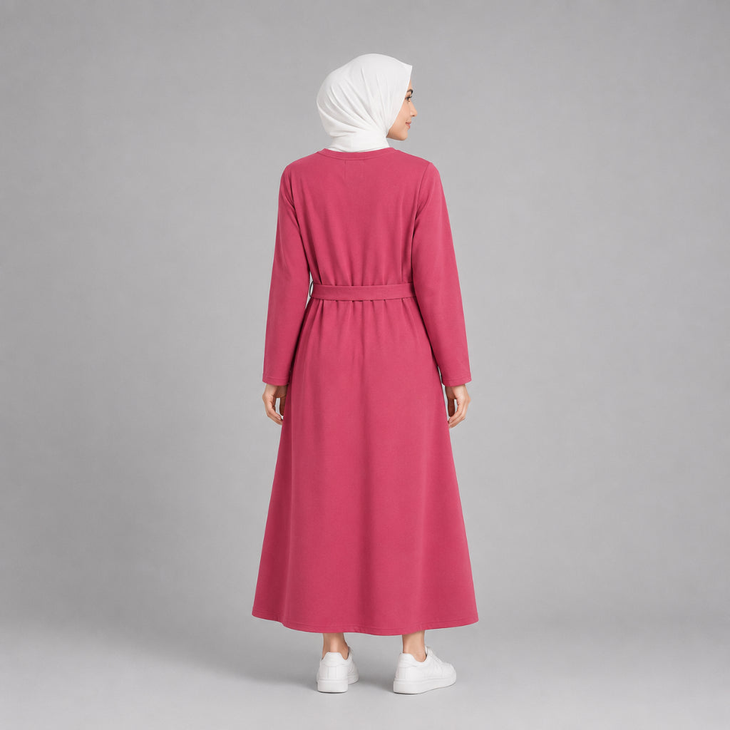 PISCO Women Long Sleeve Midi Dress