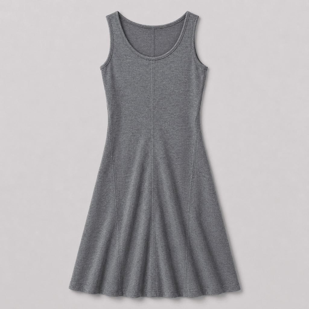 YFS Women Sleeveless Ribbed Midi Dress