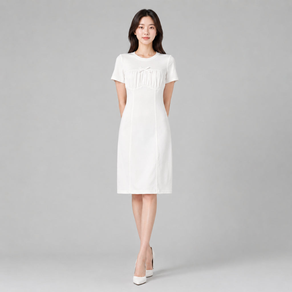 YFS Women Short Sleeve Midi Dress