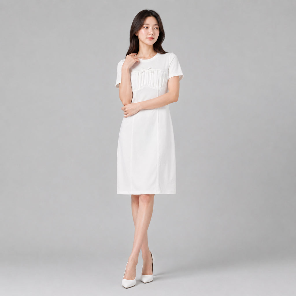 YFS Women Short Sleeve Midi Dress