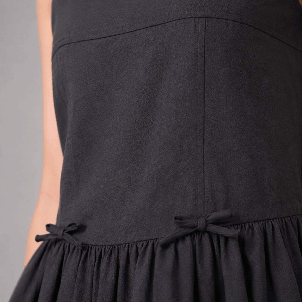 YFS Women Bubble Hem Mini Dress