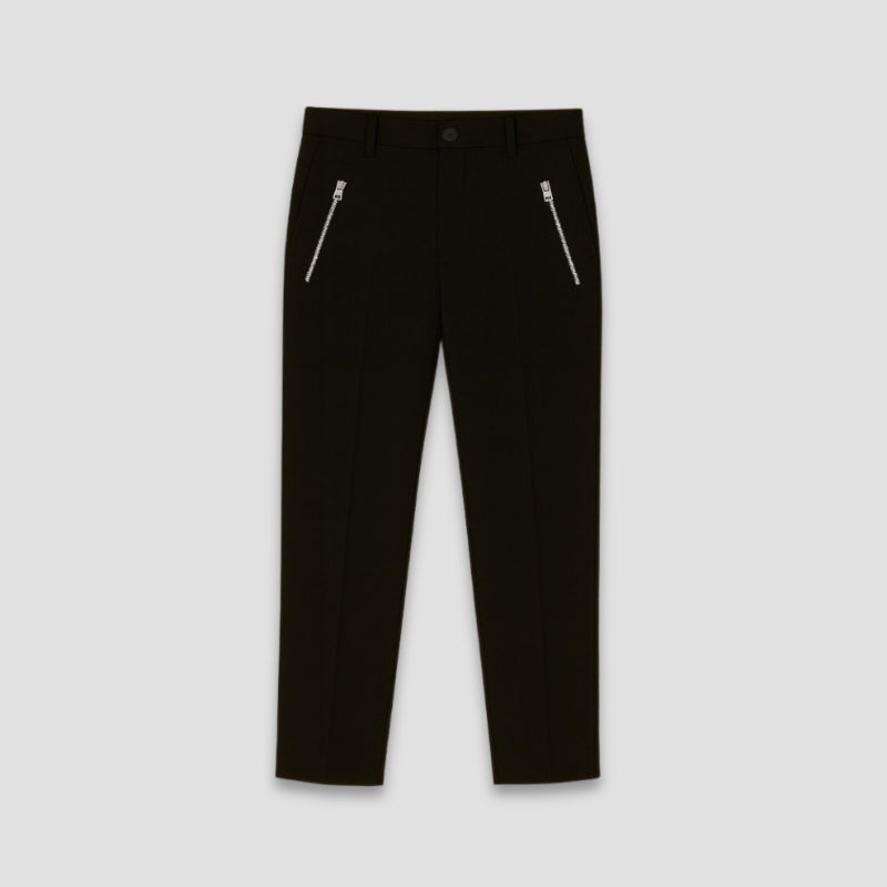 YFS Men Slim Fit Ankle-Length Trousers