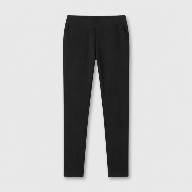 YFS Women OL Stretchable Skinny Fit Plain Color Leggings