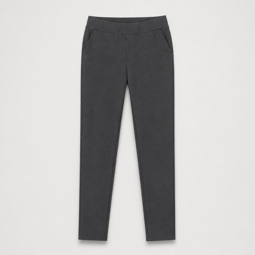 YFS Women OL Stretchable Skinny Fit Plain Color Leggings
