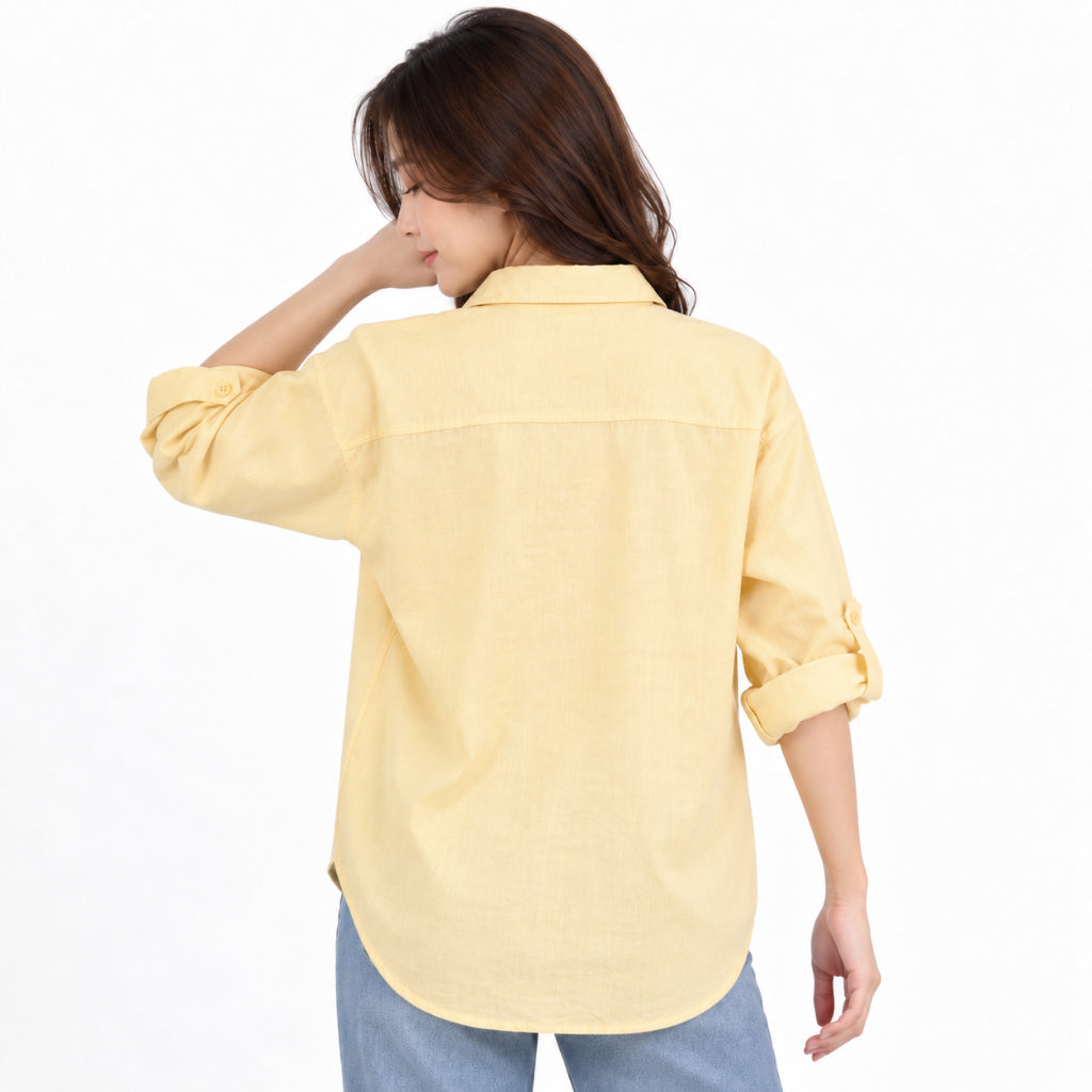 YFS Scarf Detail Long Sleeve Shirt