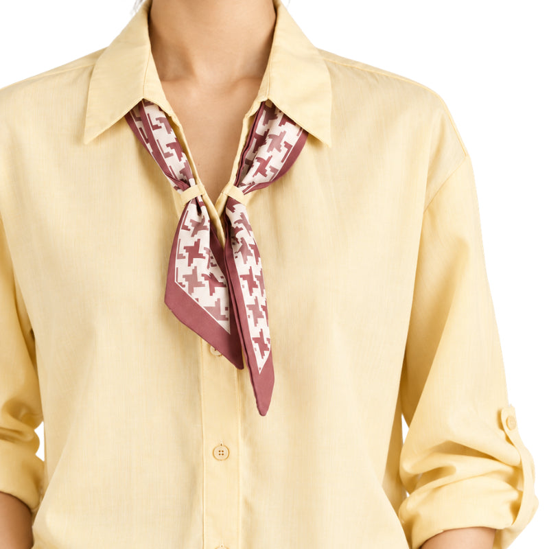 YFS Scarf Detail Long Sleeve Shirt