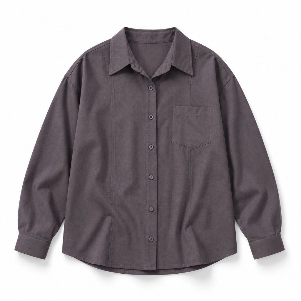 YFS Plaid & Solid Long Sleeve Shirt