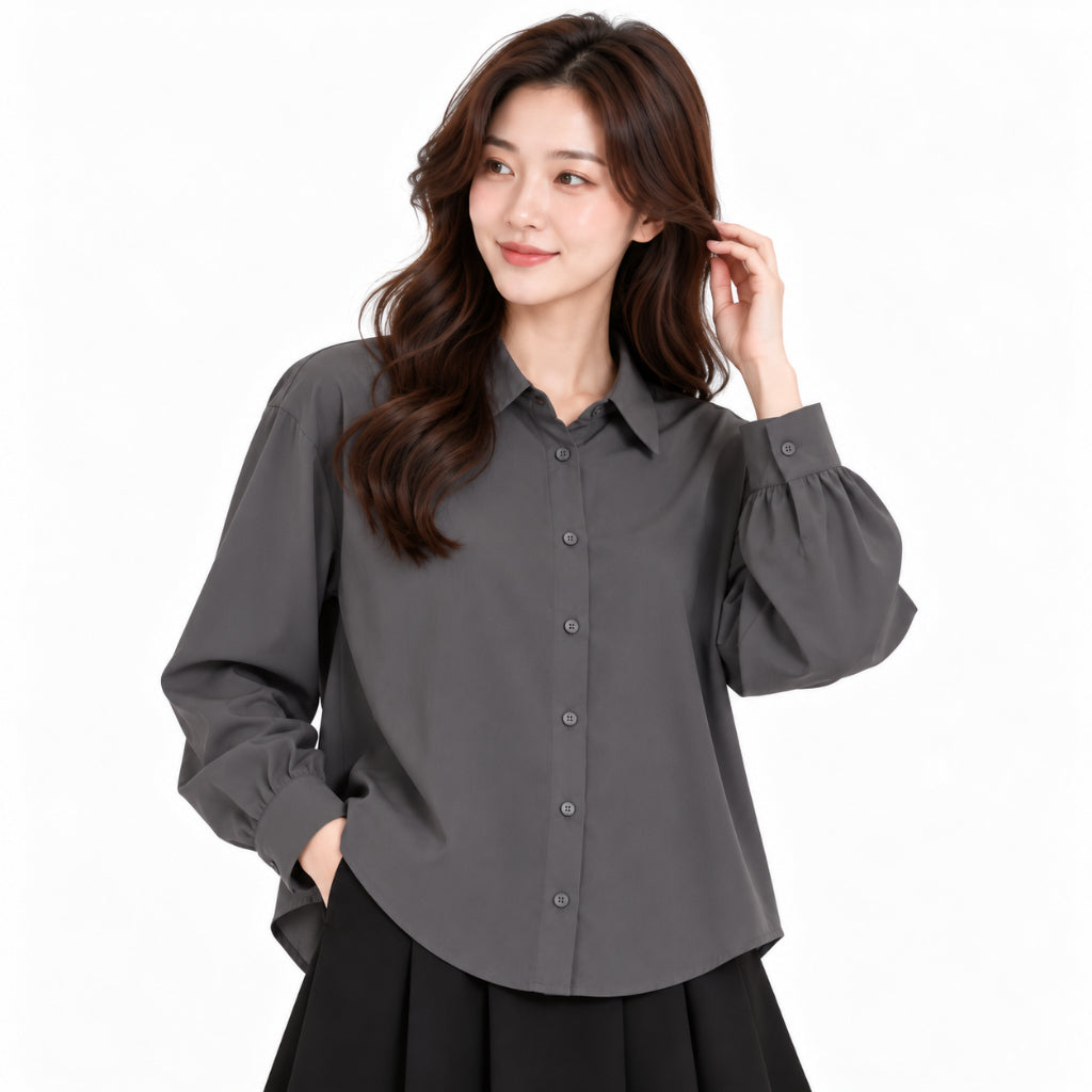 YFS Classic Long Sleeve Button-Up Shirt