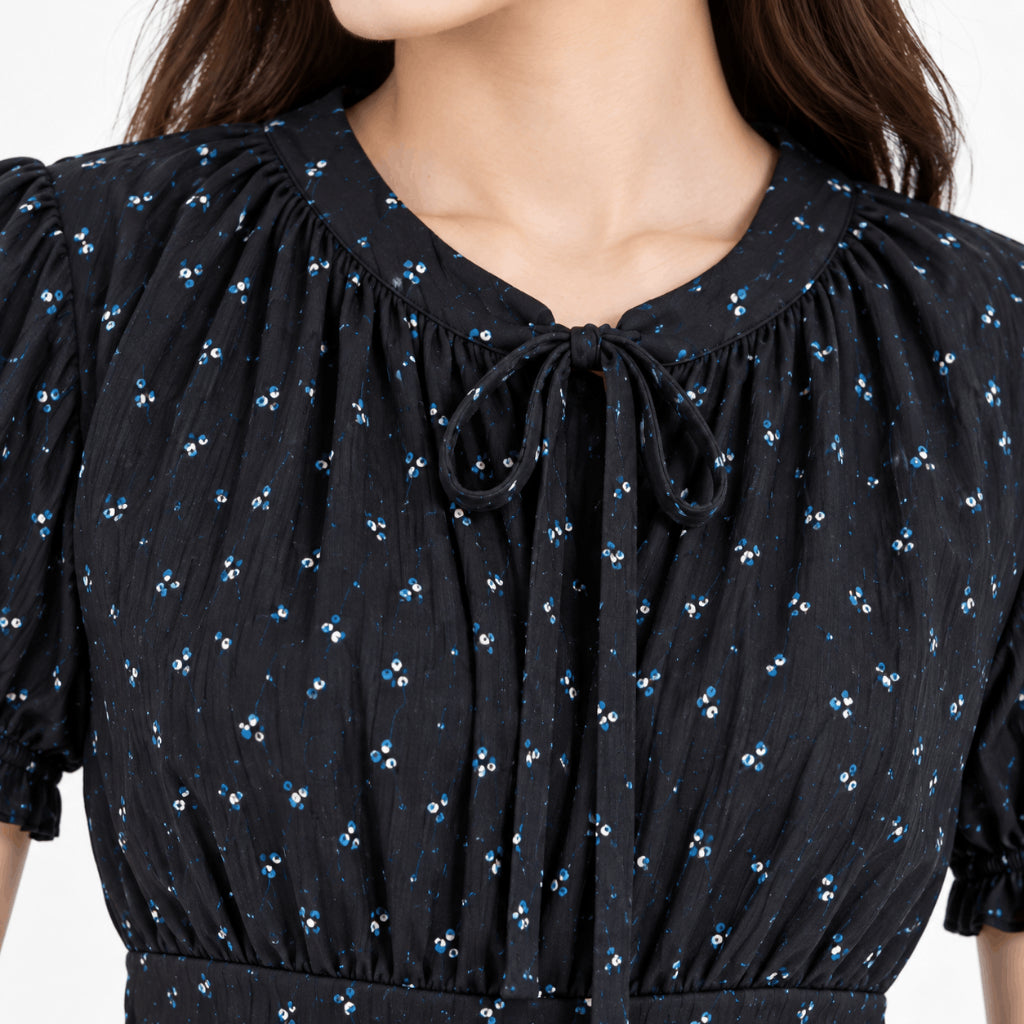YFS Floral Print Puff Sleeve Blouse