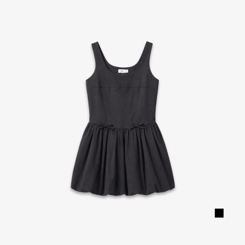 YFS Women Bubble Hem Mini Dress