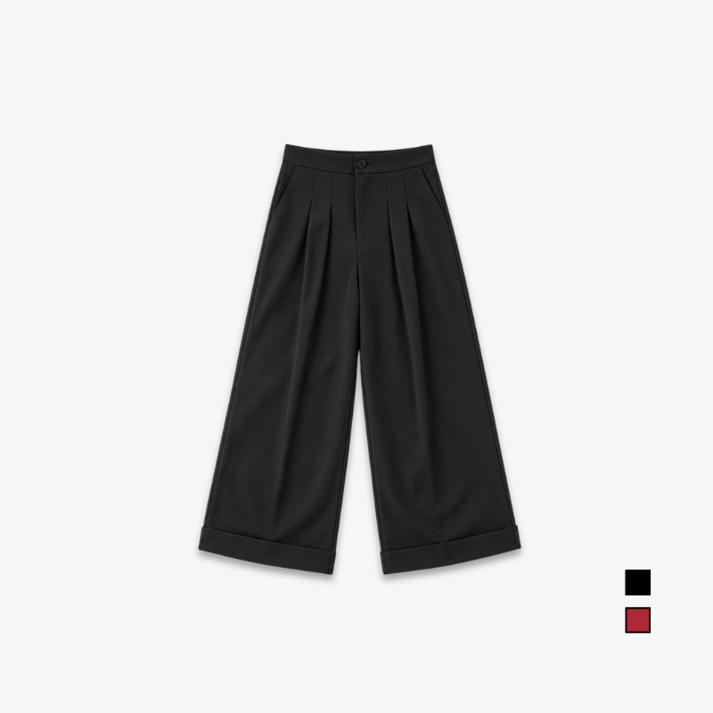 YFS Women's Premium High-Waist Wide Leg Pants