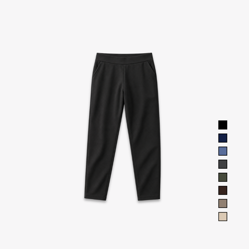 YFS Women OL Stretchable Skinny Fit Plain Color Leggings