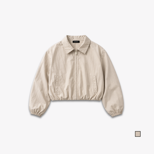COLEGACY Women Cropped Zip Jacket