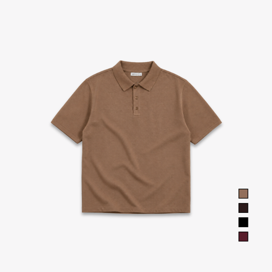 COLEGACY Men Knit Polo Shirt