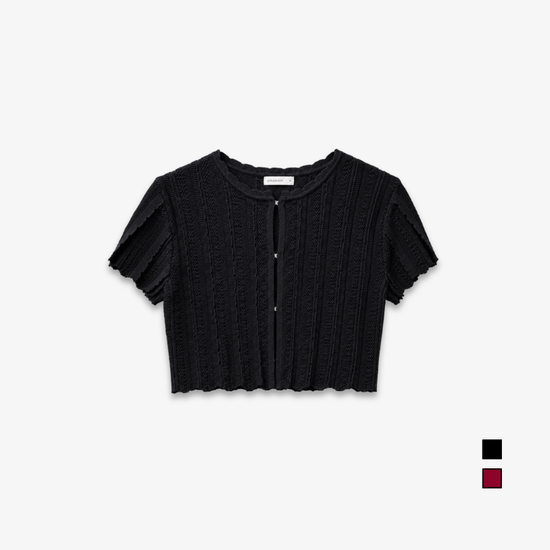 COLEGACY Women Knit Crop Top