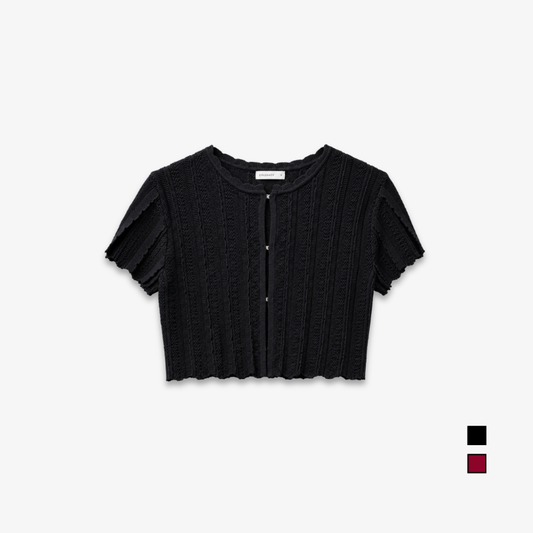 COLEGACY Women Knit Crop Top