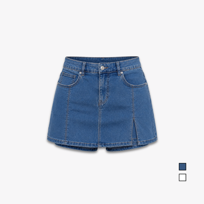 COLEGACY Women Denim Skort