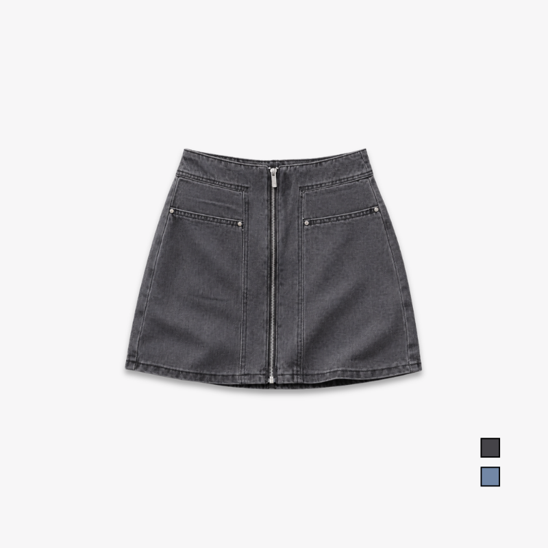COLEGACY Women Denim Skirt