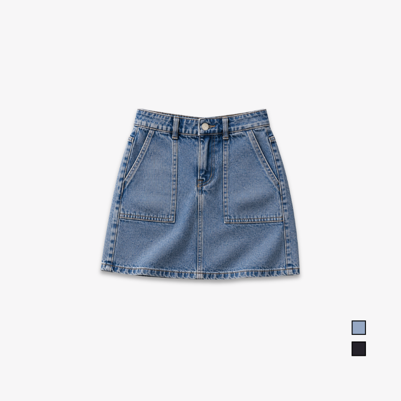 COLEGACY Women Denim Mini Skirt