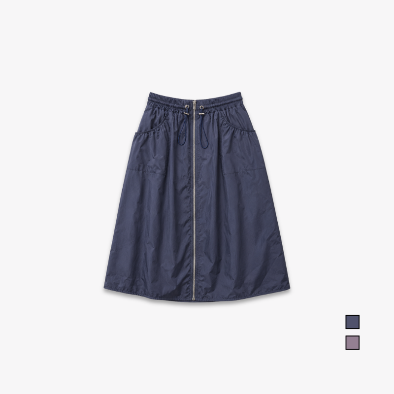 COLEGACY Women Nylon Midi Skirt