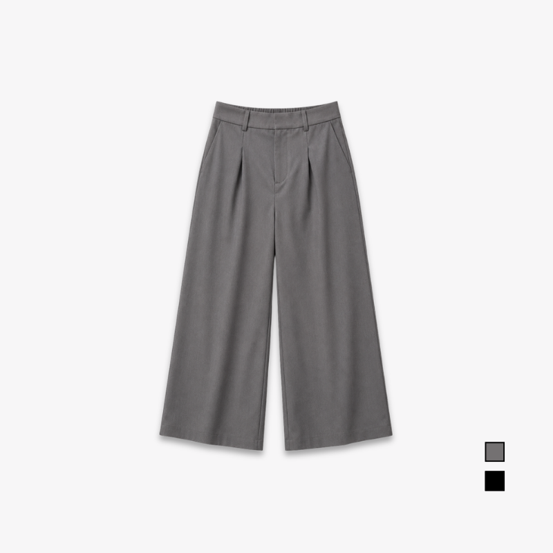 COLEGACY Women Wide Leg Trousers