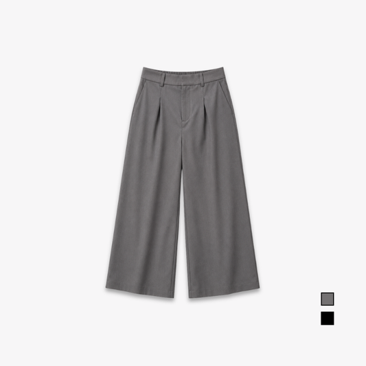COLEGACY Women Wide Leg Trousers