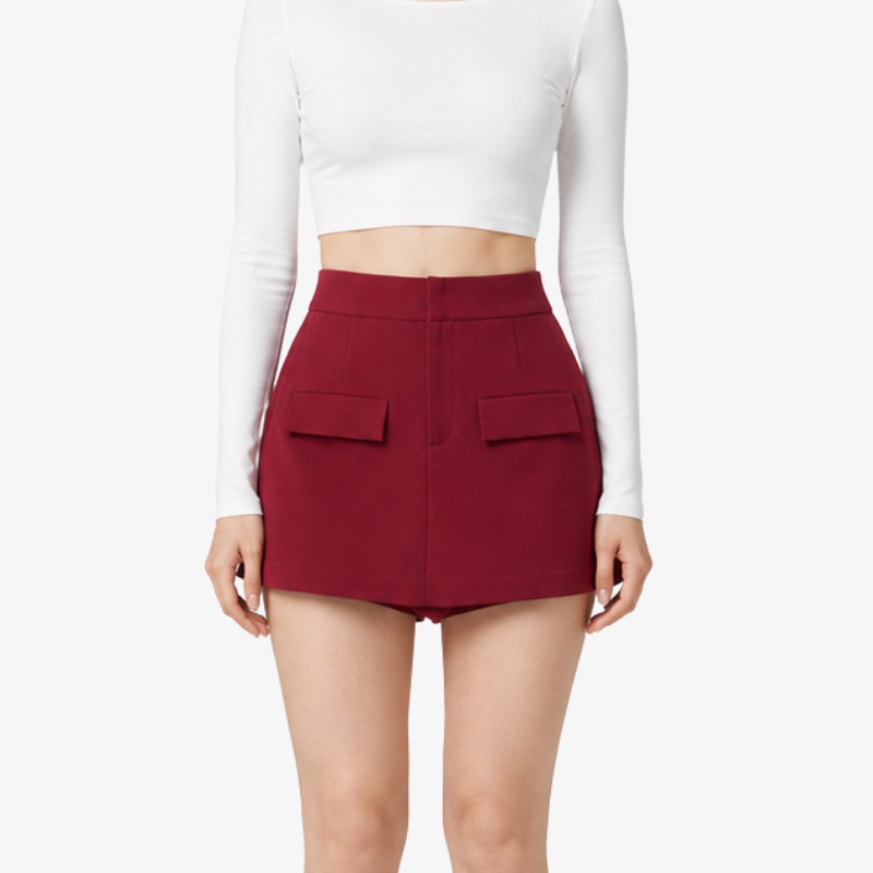 COLEGACY Women Pocket Skort