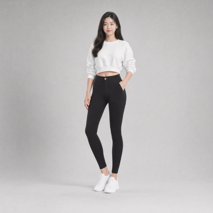 COLEGACY Women Classic Plain Stretchable Leggings