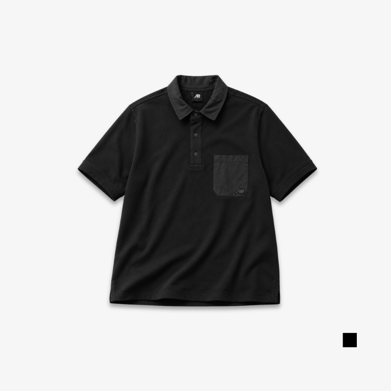 AD Men Contrast Pocket Polo Tee