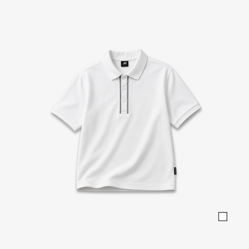 AD Men Contrast Placket Polo Tee